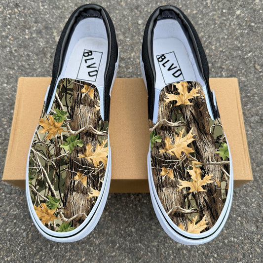Realtree Camo Print BLVD Original Slip On Shoes