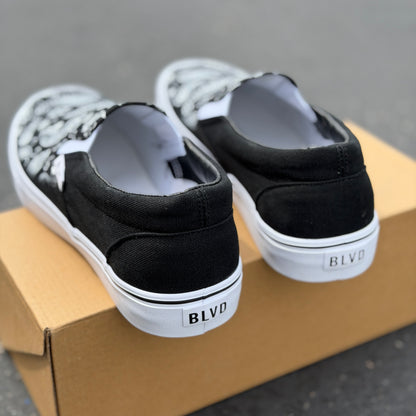 Paisley Pattern - BLVD Original Slip On Shoes