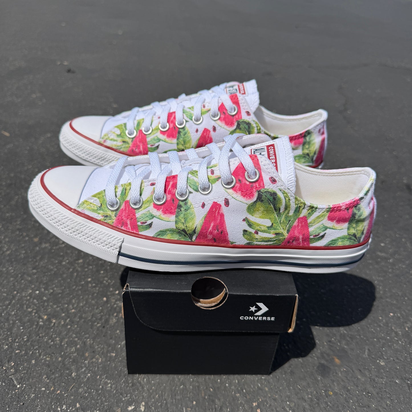 watermelon converse chuck Taylor low top shoes