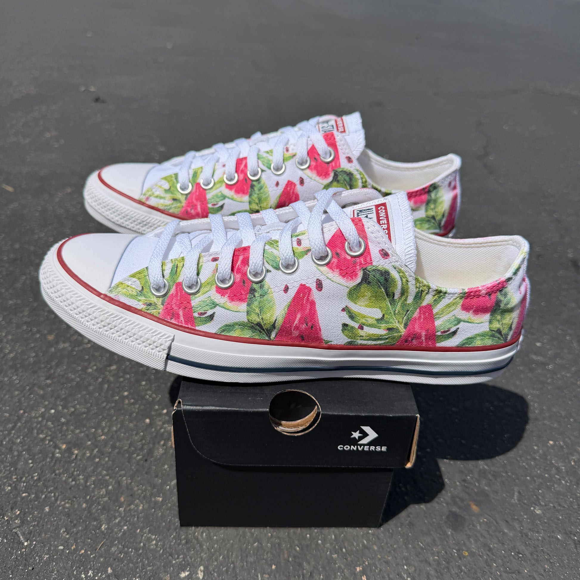 watermelon converse chuck Taylor low top shoes