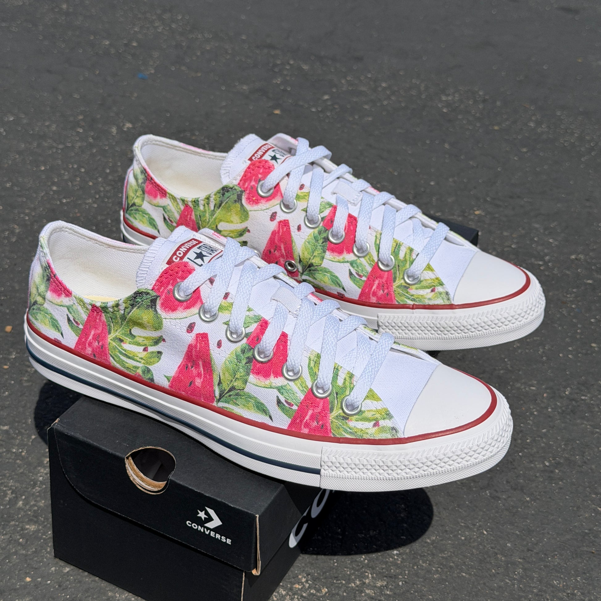 watermelon converse chuck Taylor low top shoes