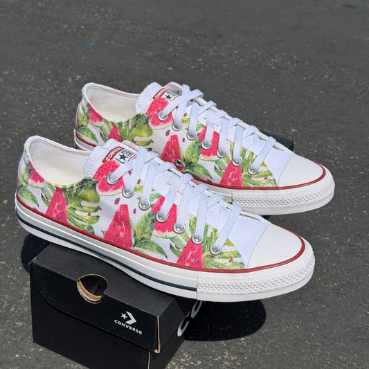 watermelon converse chuck Taylor low top shoes