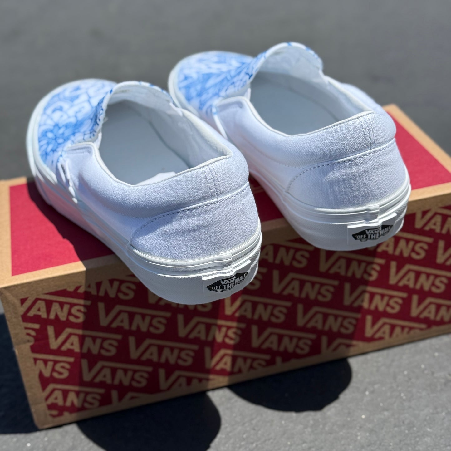 bohemian mandala henna slip on vans shoes
