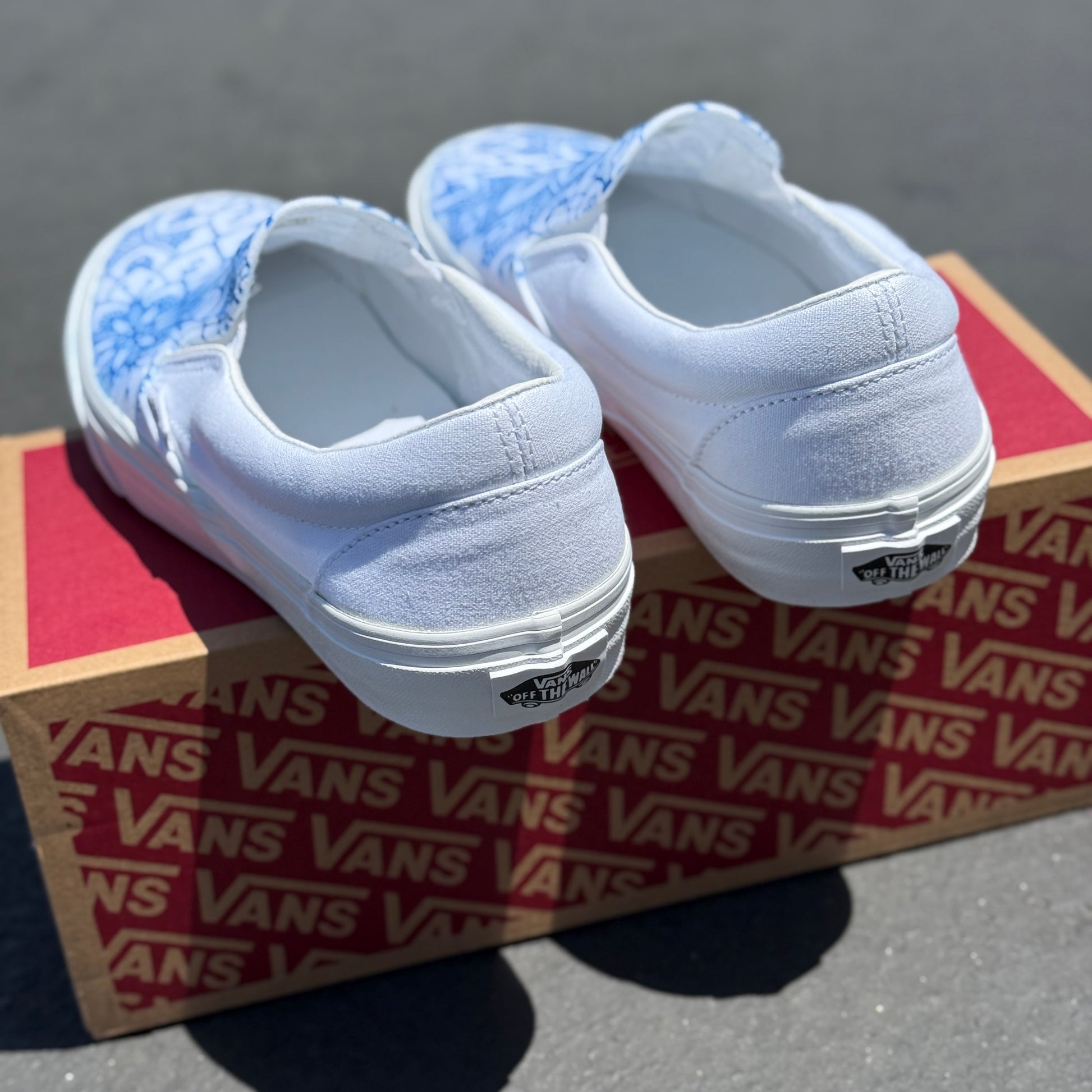 bohemian mandala henna slip on vans shoes