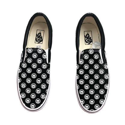 KEEP by Stone Castle Black Slip On Vans