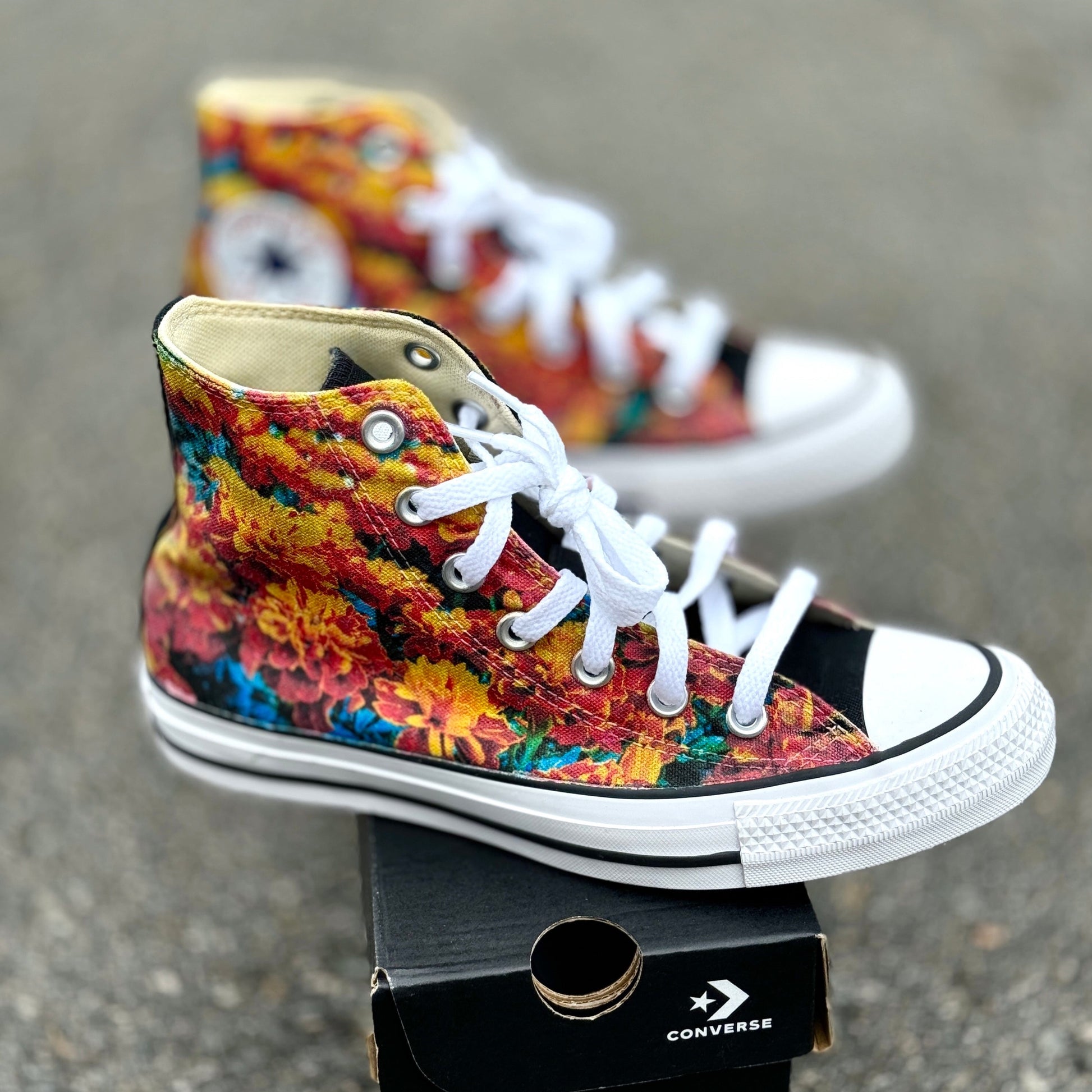 marigold high top converse shoes custom 