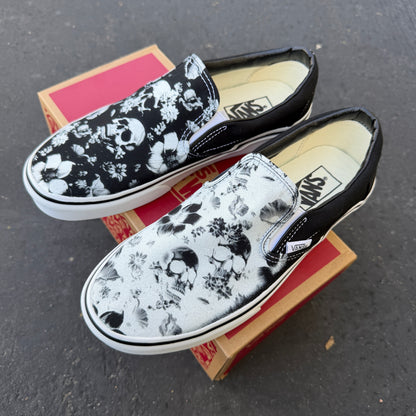 custom vans slip on shoes