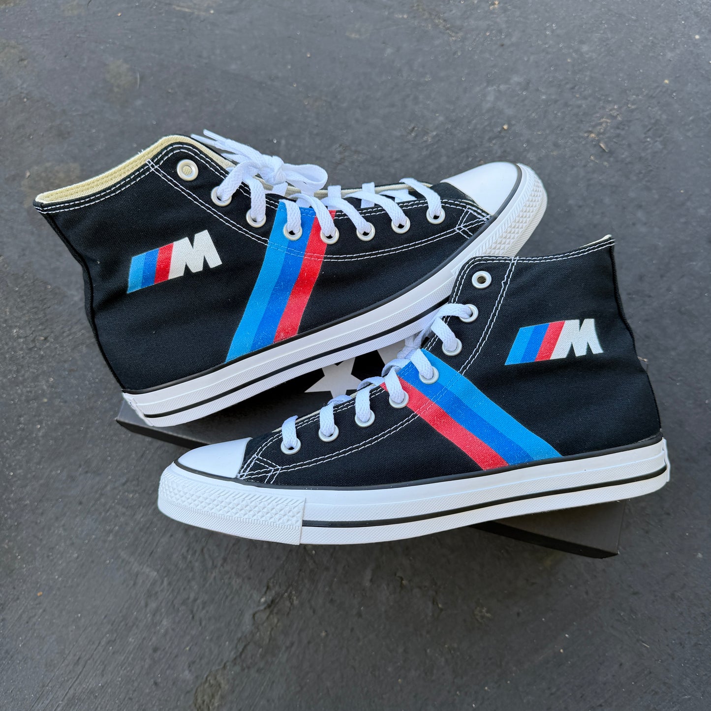 BMW M Power Converse Chuck Taylor shoes Customized