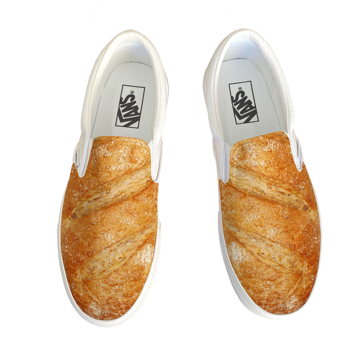 Baguette Vans Slip On Shoes Customized