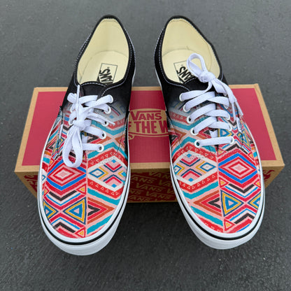 Traditional African Pattern Vans Authentic Shoes for Women and Men