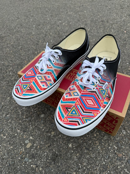 Traditional African Pattern Vans Authentic Shoes for Women and Men