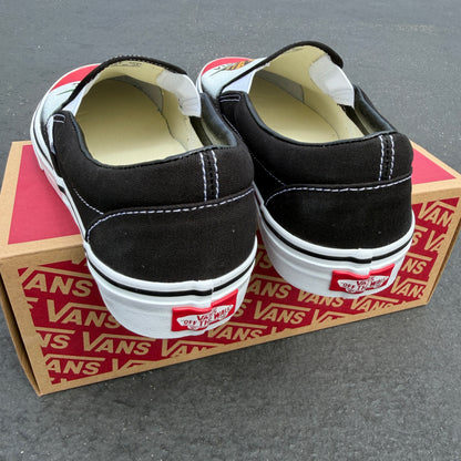 California flag Vans slip on shoes