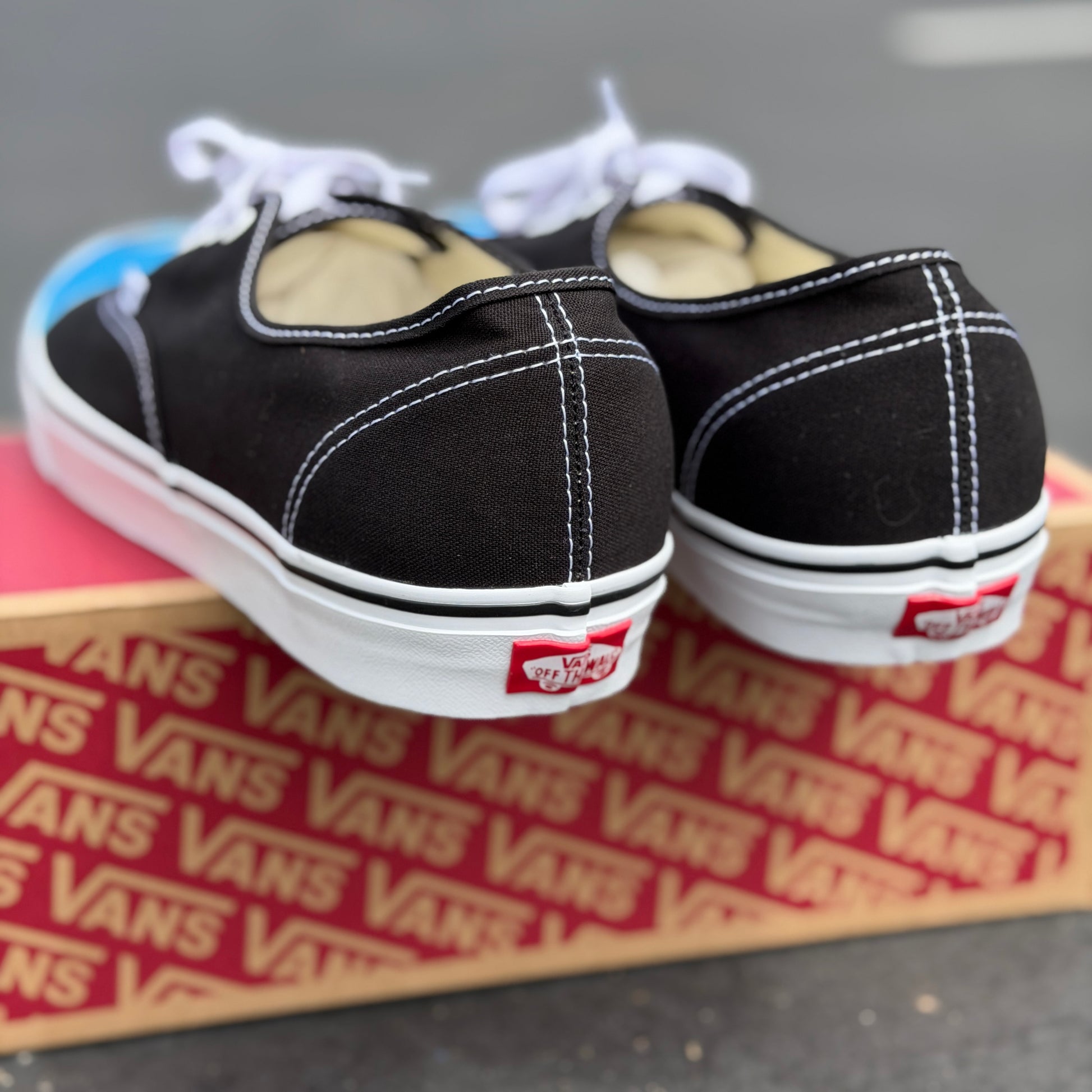 Jaws movie poster Vans customized shoes