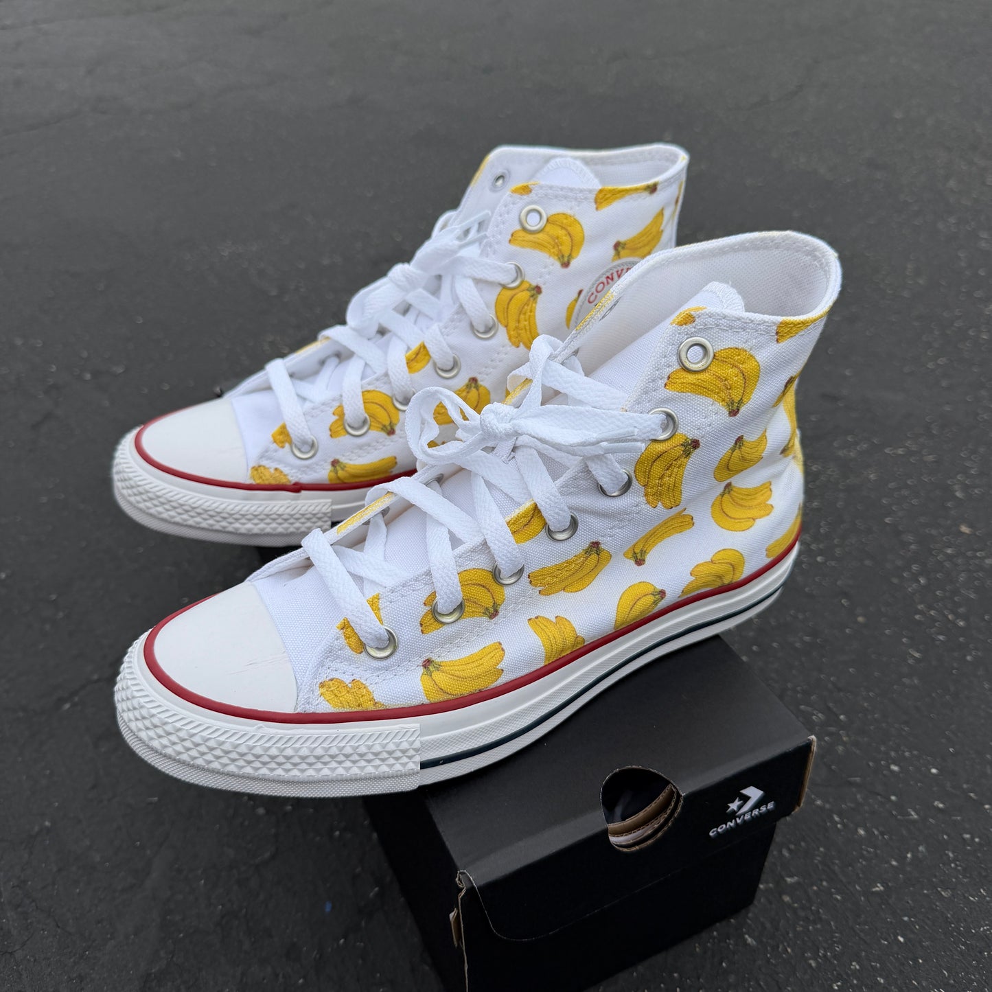 Go Bananas! - Custom High Tops - Custom Converse Shoes