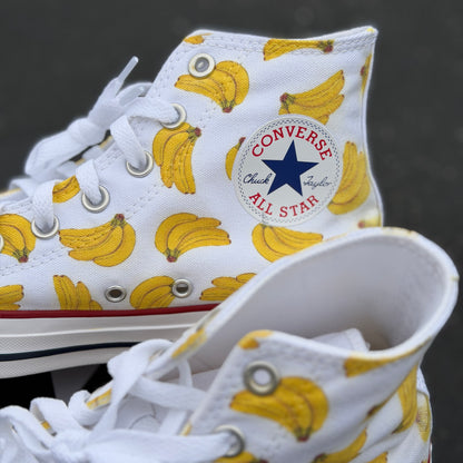 Go Bananas! - Custom High Tops - Custom Converse Shoes