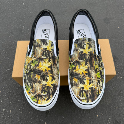 Realtree Camo Print BLVD Original Slip On Shoes
