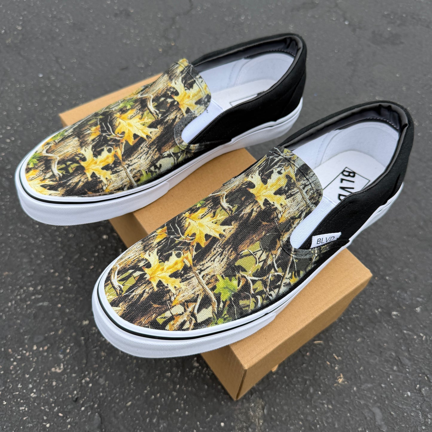 Realtree Camo Print BLVD Original Slip On Shoes