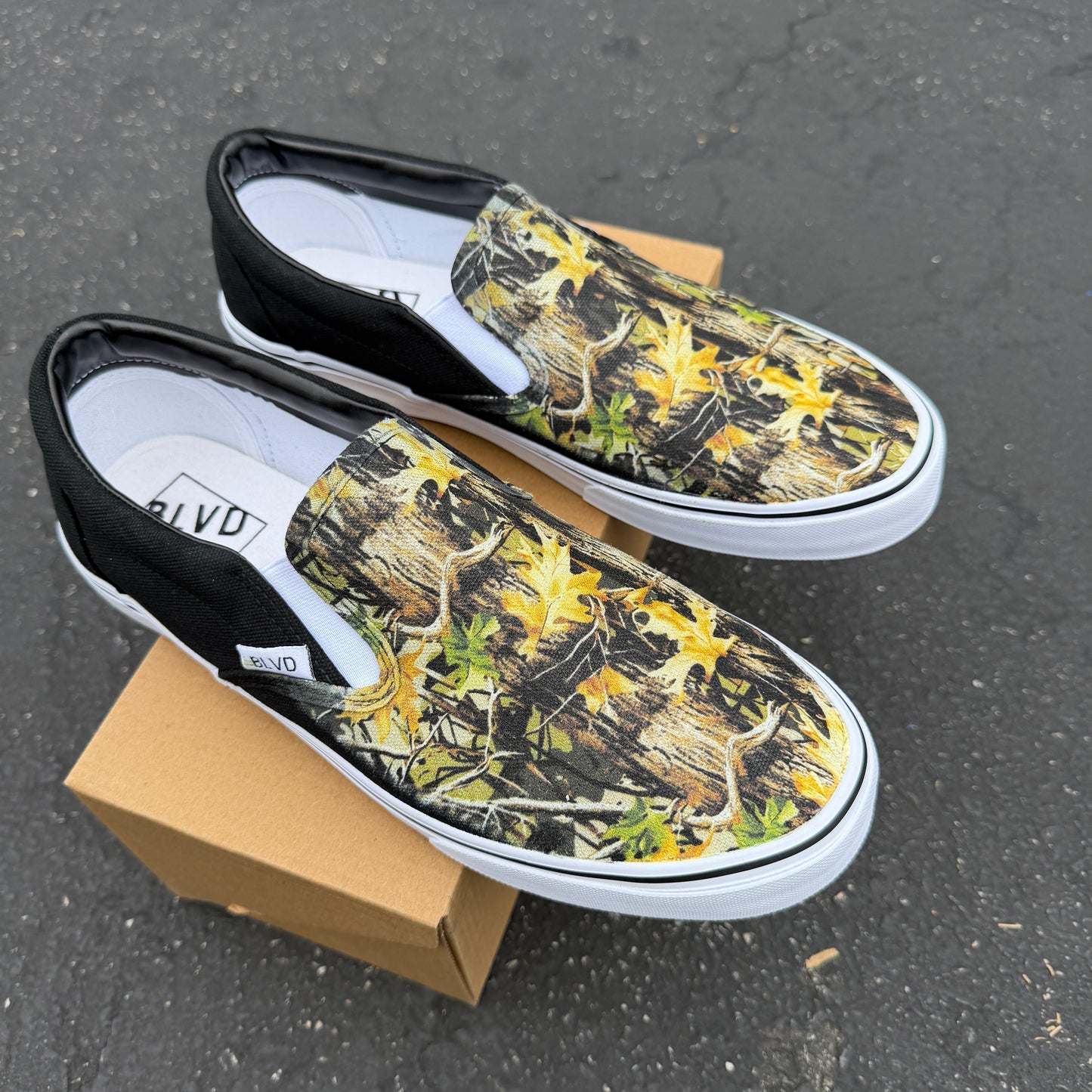 Realtree Camo Print BLVD Original Slip On Shoes