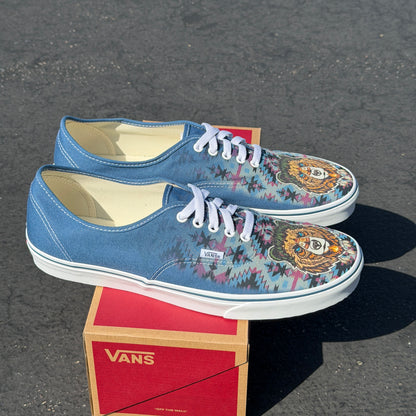 custom vans authentic shoes native american pattern