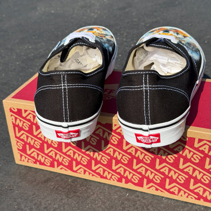 wolf tribal Native American customized Vans shoes