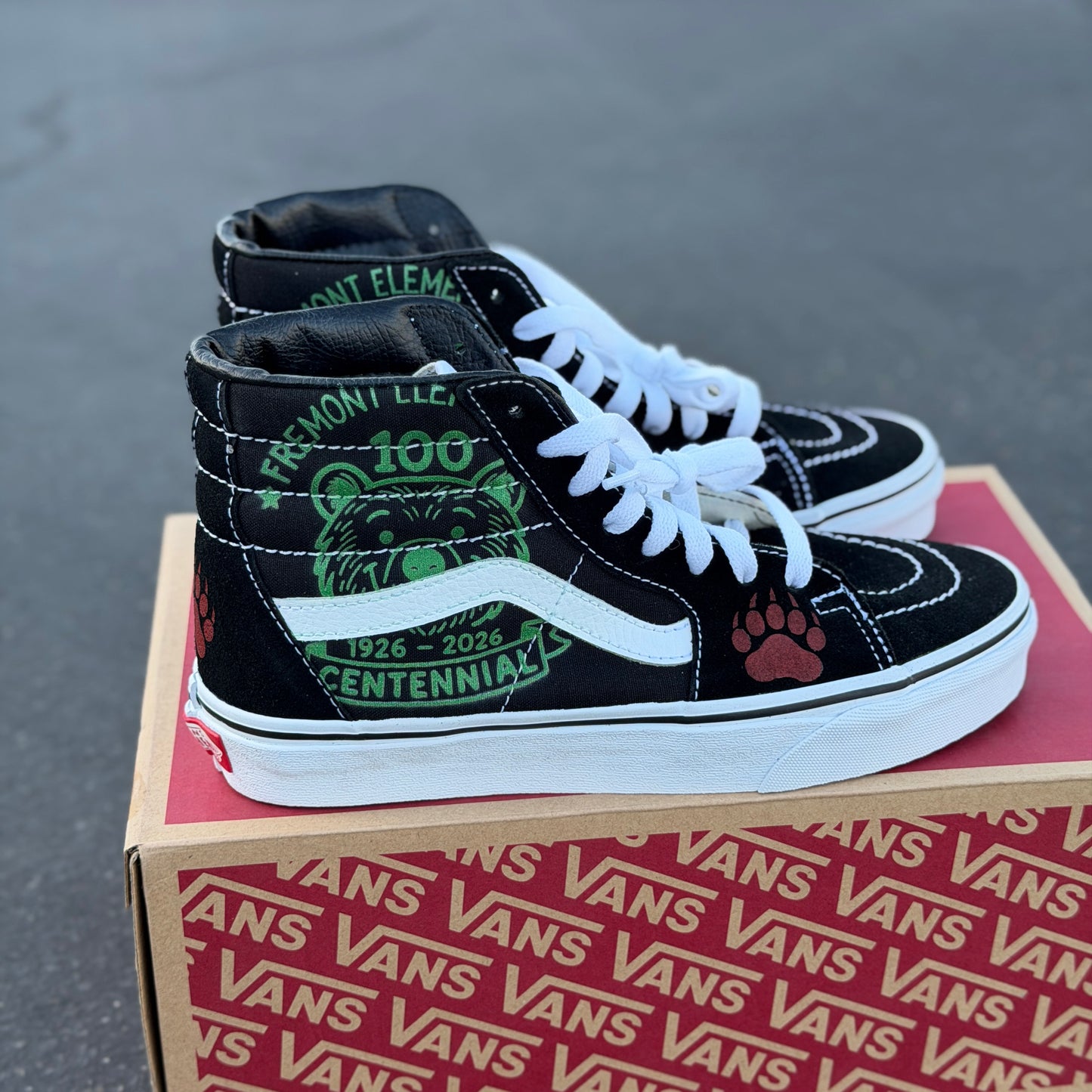 Fremont Elementary Vans Sk8 Hi Shoes