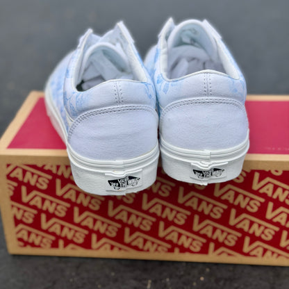 Toile de Jouy Floral Vans Old Skool Shoes custom wedding shoes