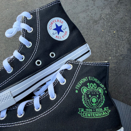 Fremont Elementary Custom Converse High Top Sneakers