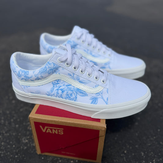 customized vans old skool wedding shoes