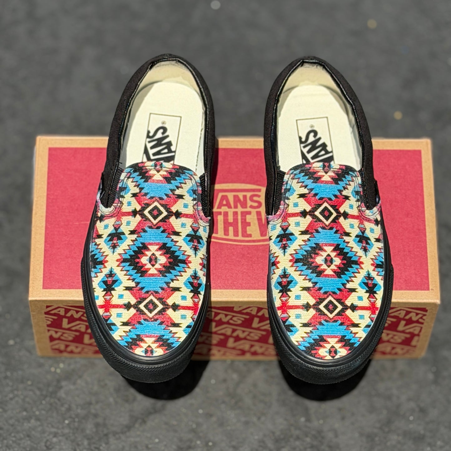 custom vans slip on shoes