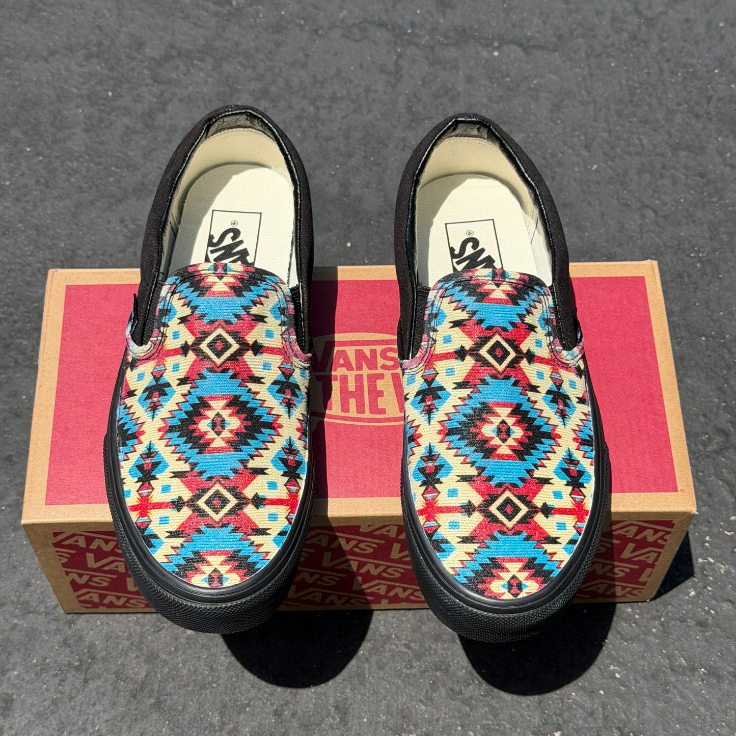 custom vans slip on shoes