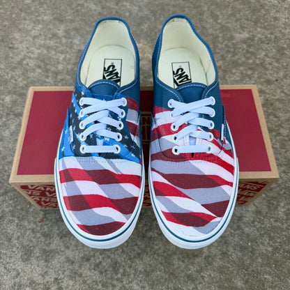 usa American flag independence day custom Vans Authentic shoes