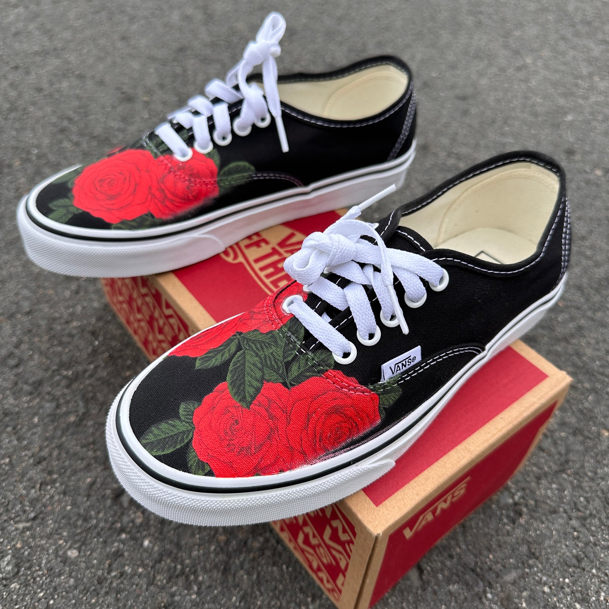 Roses authentic vans Clearance