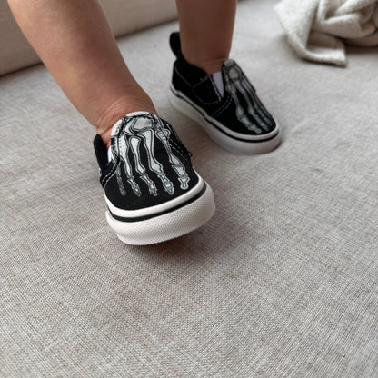 skeleton feet shoes for kids and toddlers