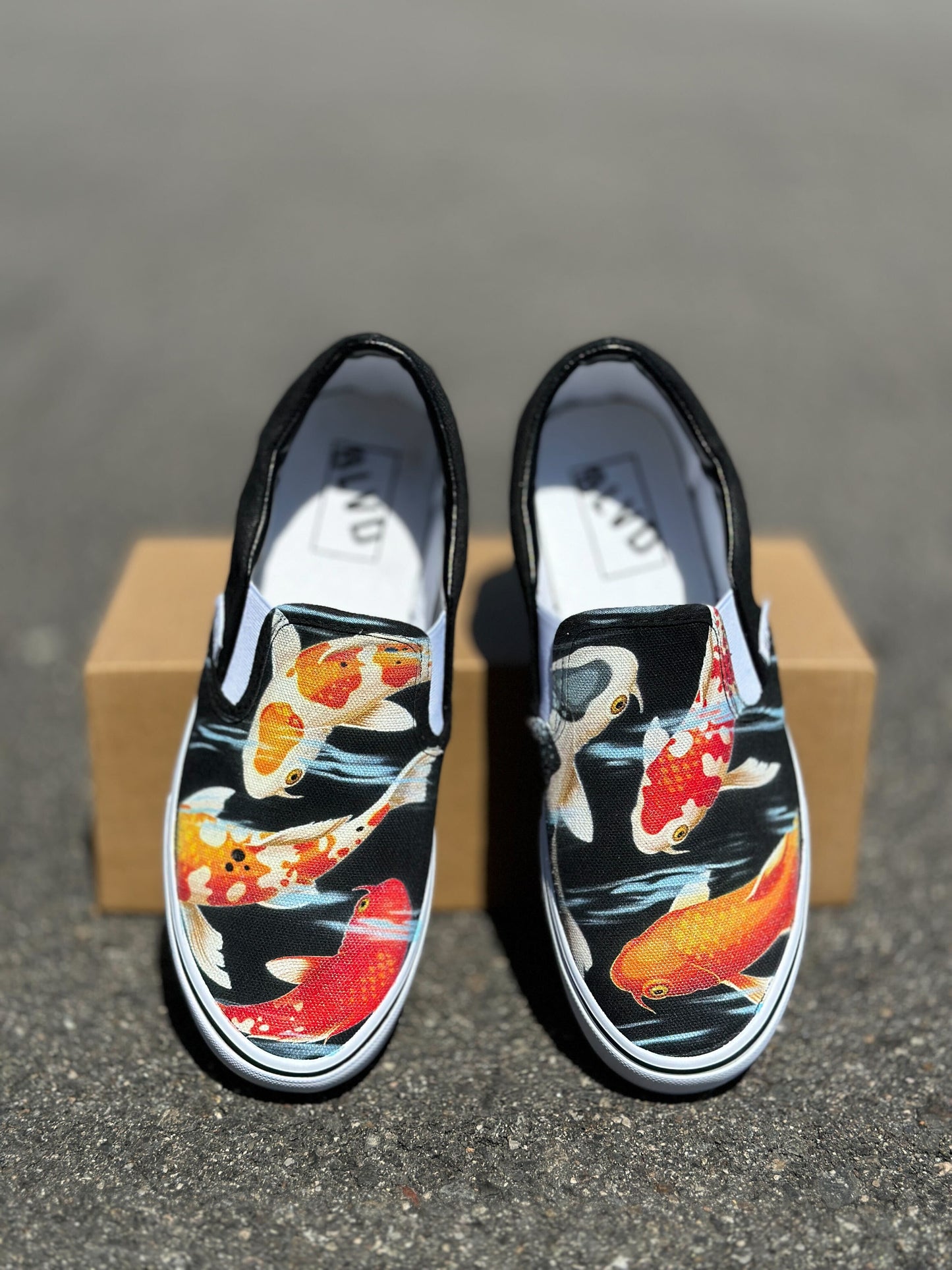 Koi Pond - BLVD Custom Original Slip Ons