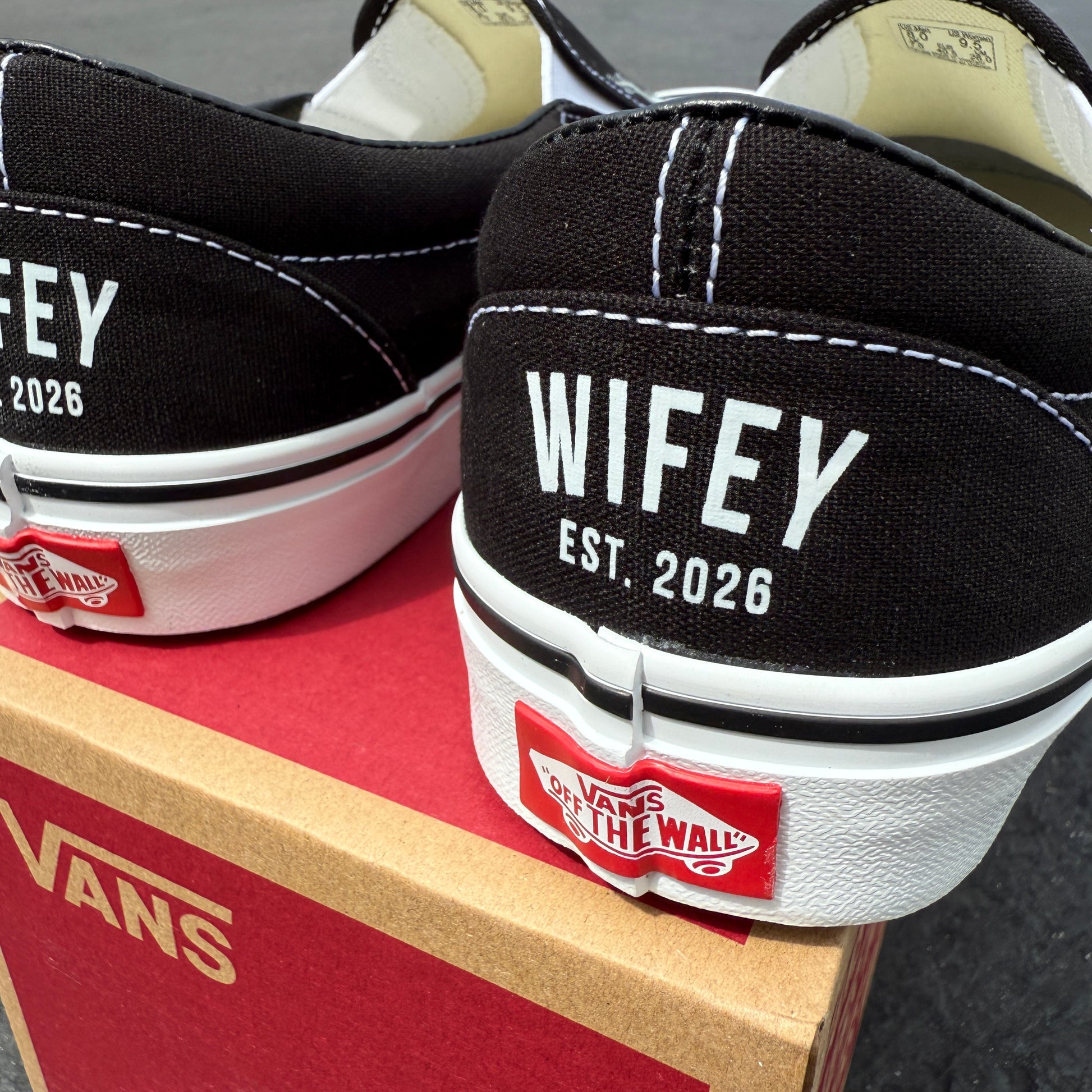 wifey vans shoes custom heels