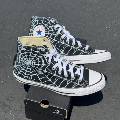 spider webs converse shoes