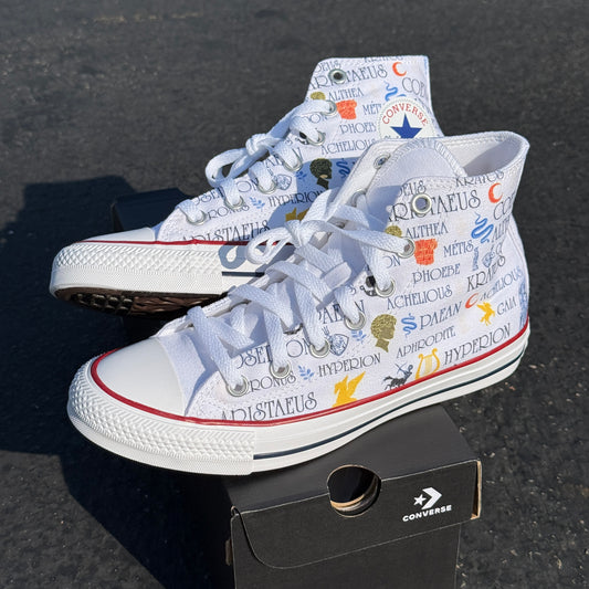 greek mythology converse Chuck Taylor high tops custom