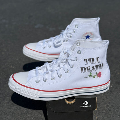 till death wedding converse shoes custom 