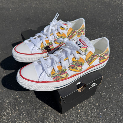 Burgers Converse Chuck Taylor Low Top Sneakers