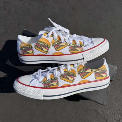 Burgers Converse Chuck Taylor Low Top Sneakers