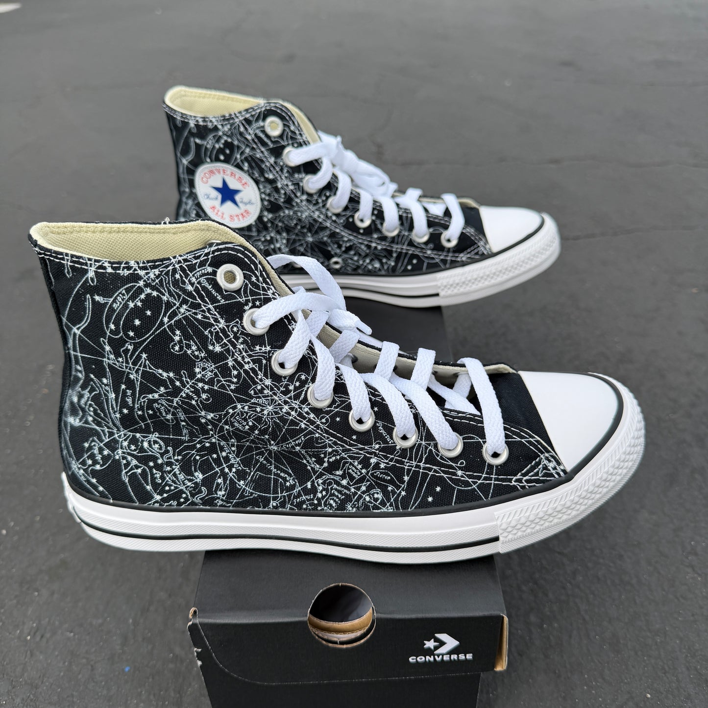 Astronomy - Custom High Top Shoes - Custom Converse Shoes
