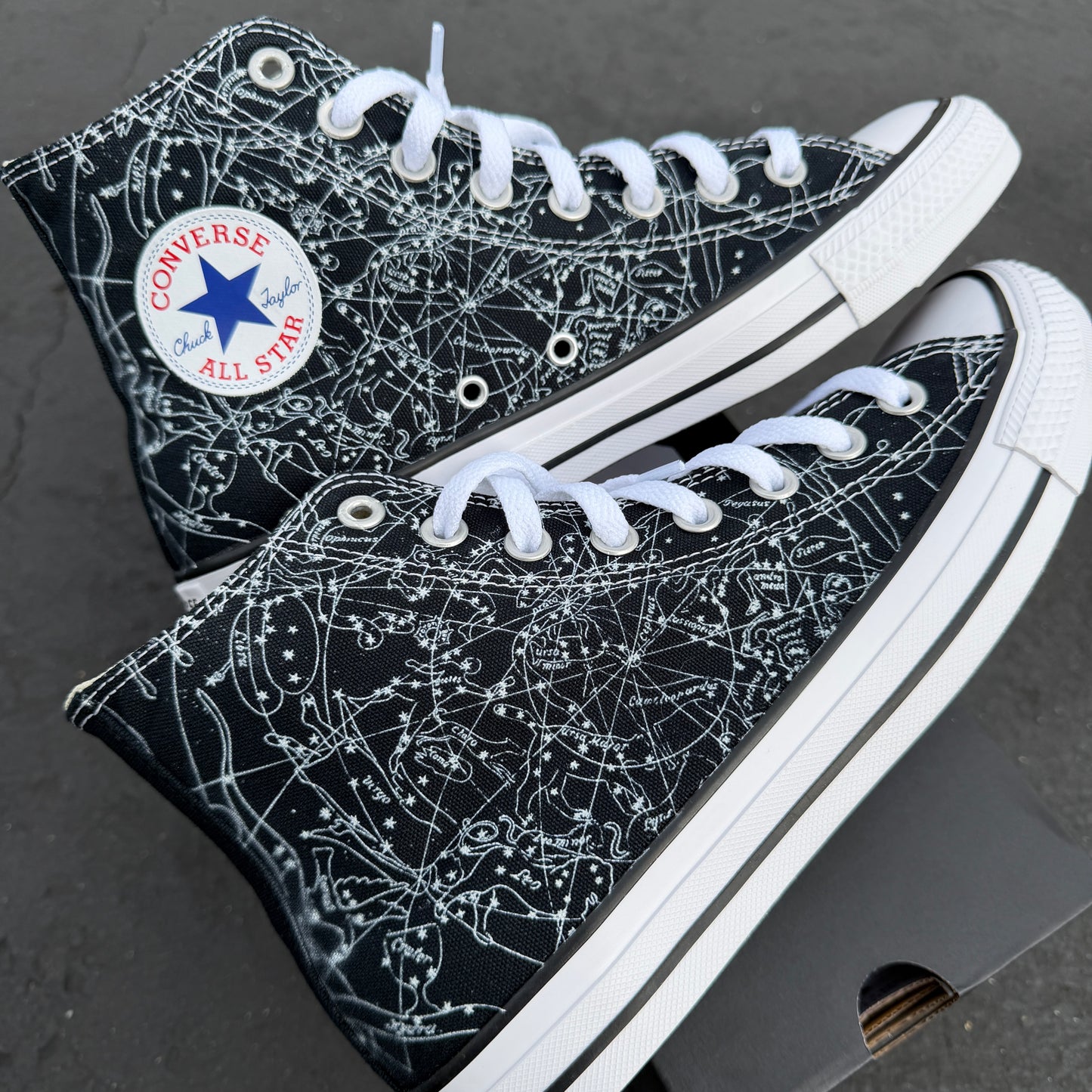Astronomy - Custom High Top Shoes - Custom Converse Shoes