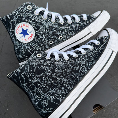 Astronomy - Custom High Top Shoes - Custom Converse Shoes