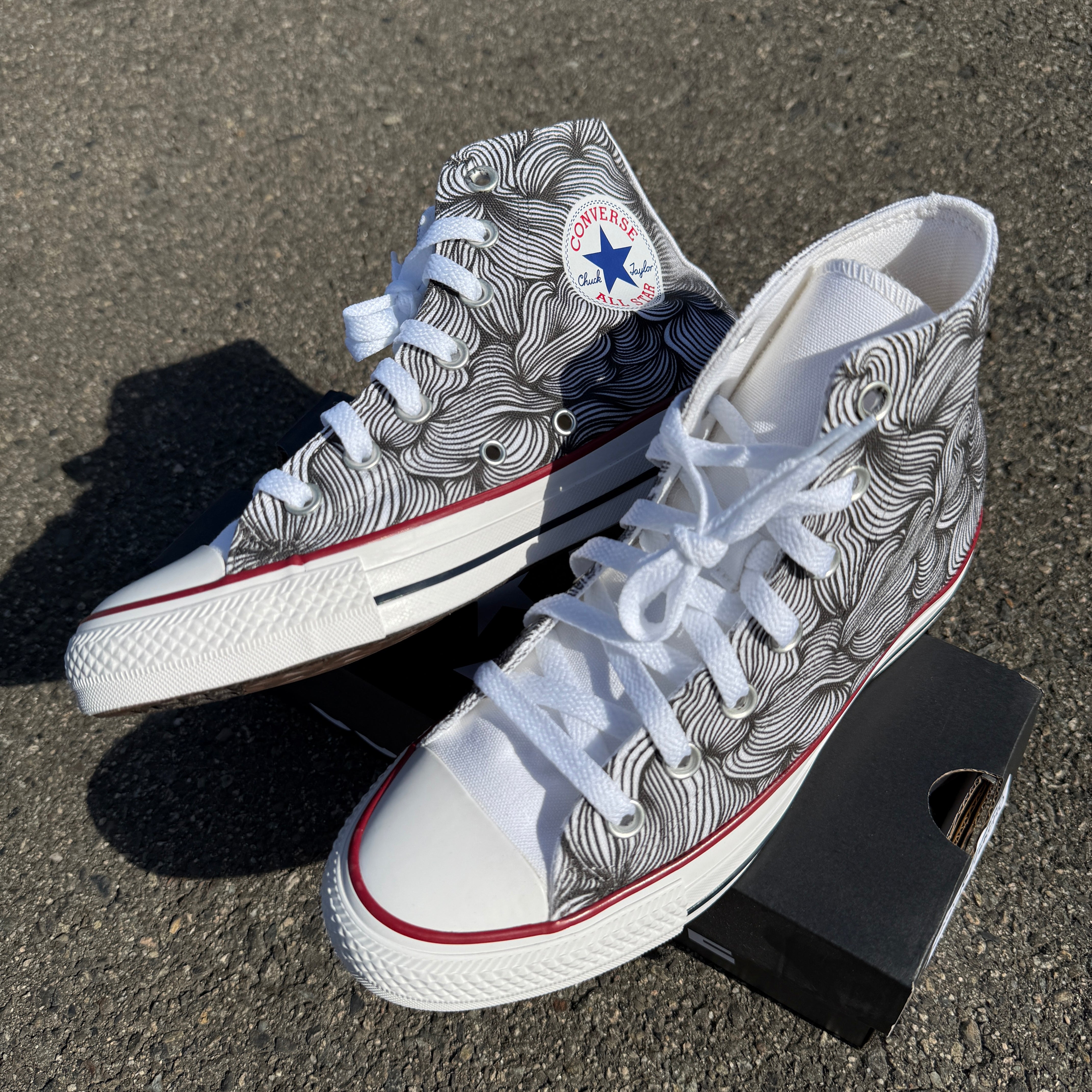 white high top converse