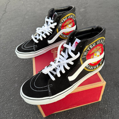 usmc marine vans sk8-hi shoes