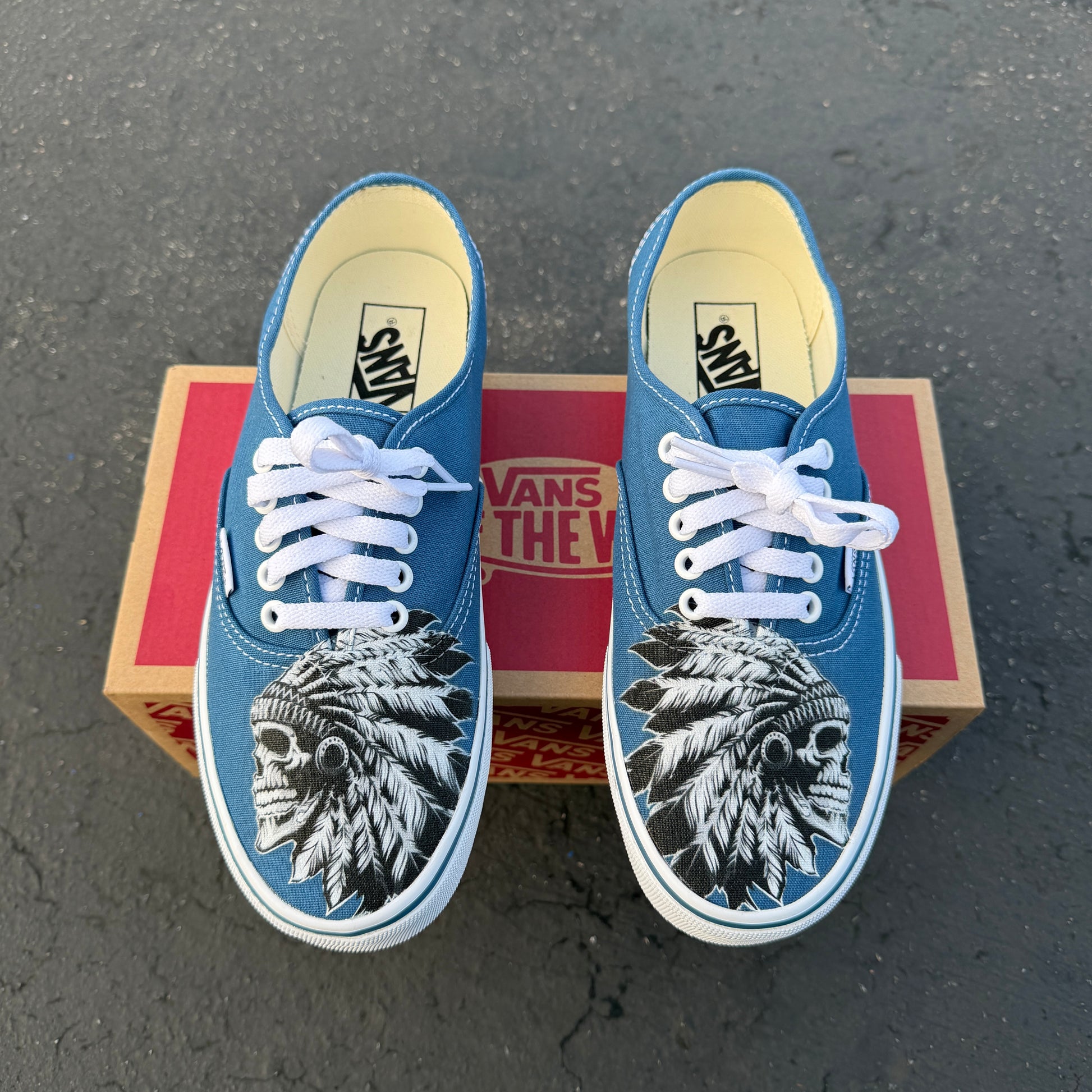 skull chief vans shoes