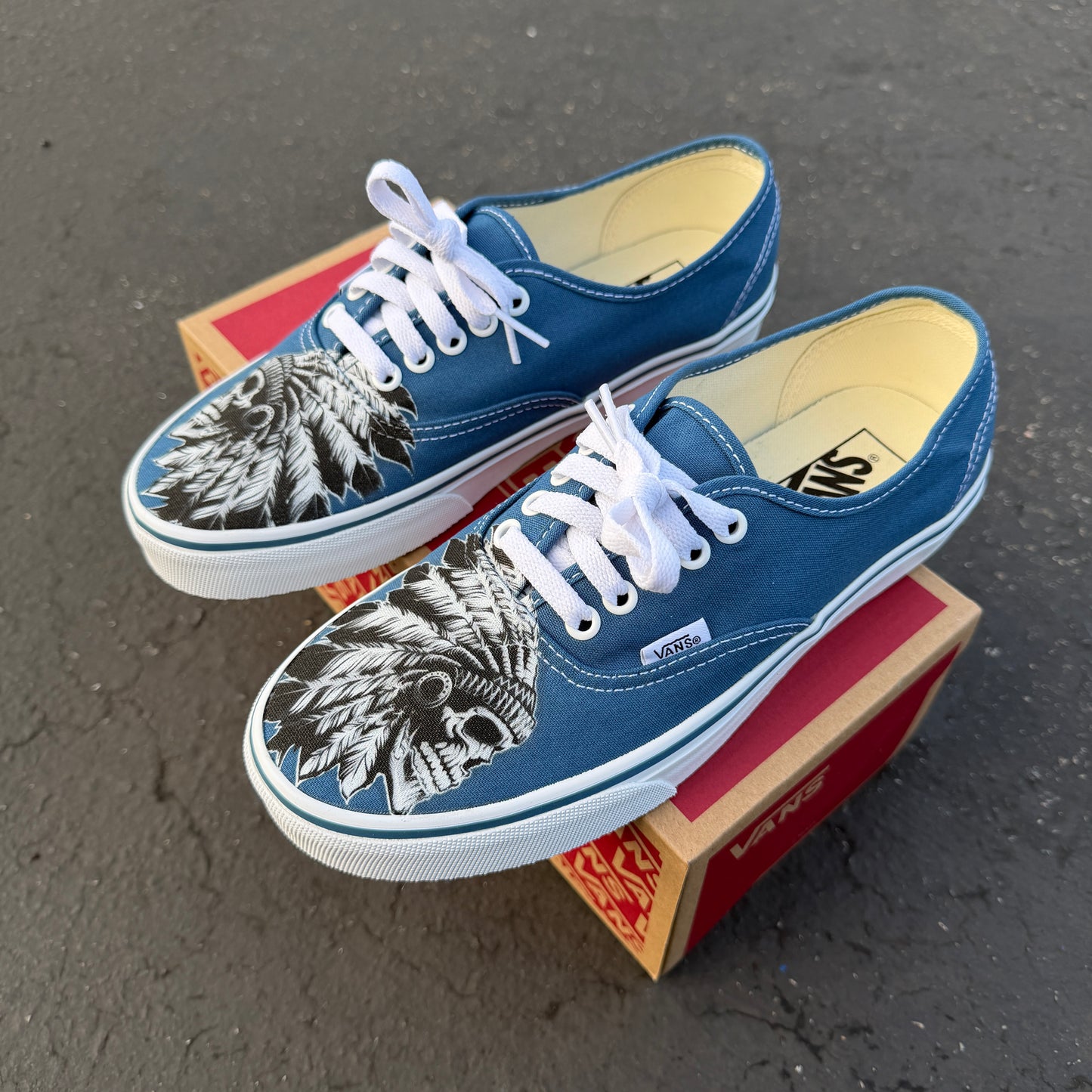 skull chief vans shoes