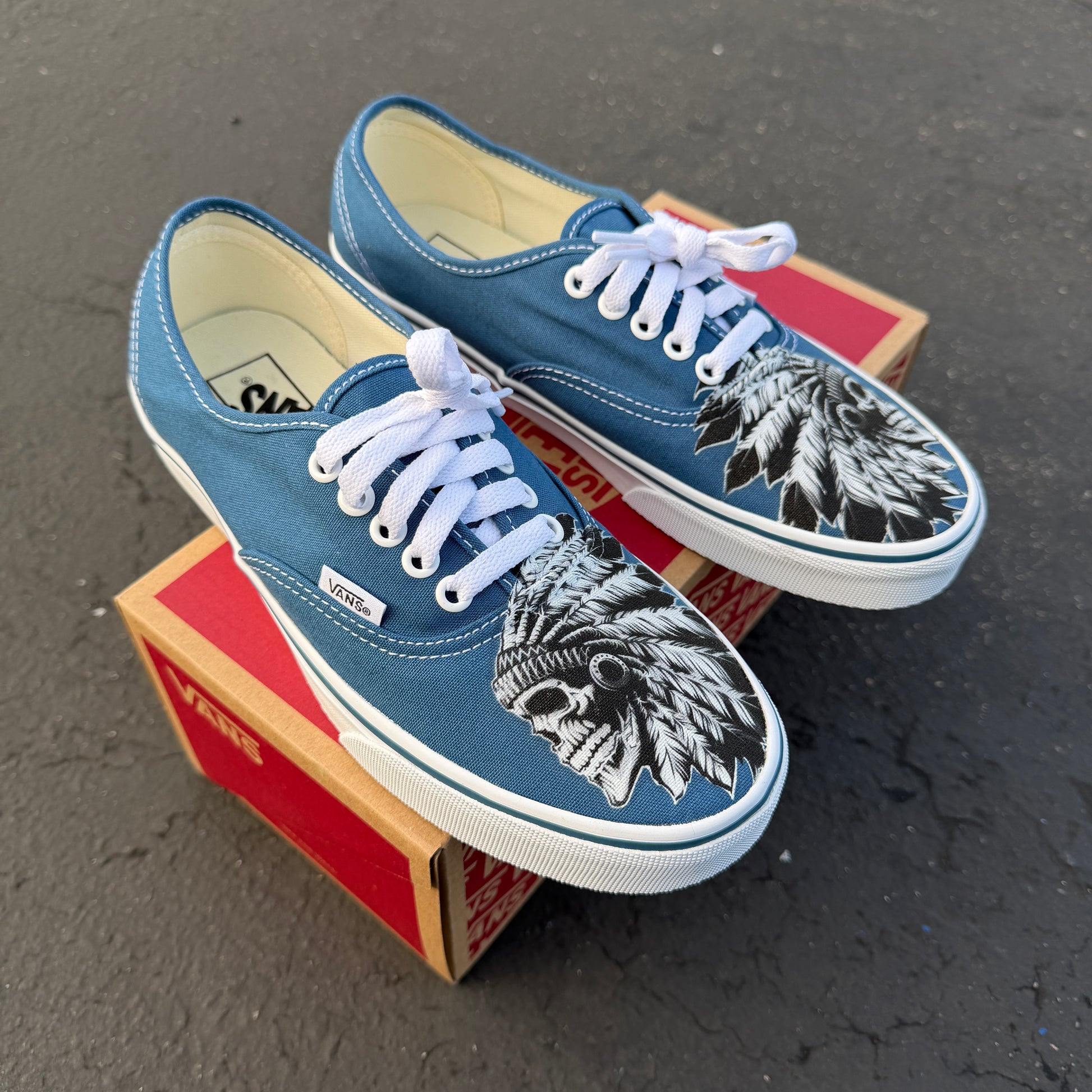 skull chief vans shoes