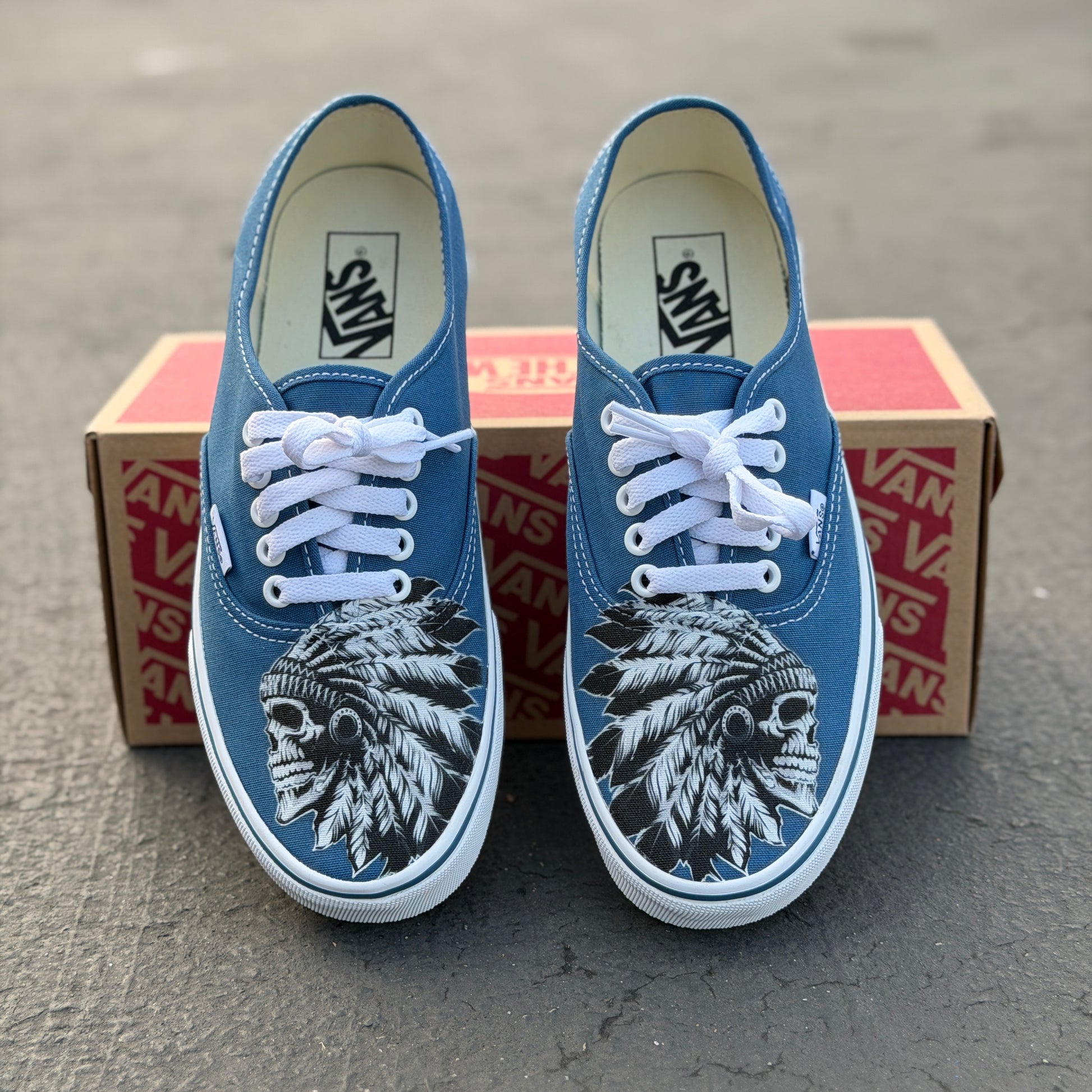 skull chief vans shoes