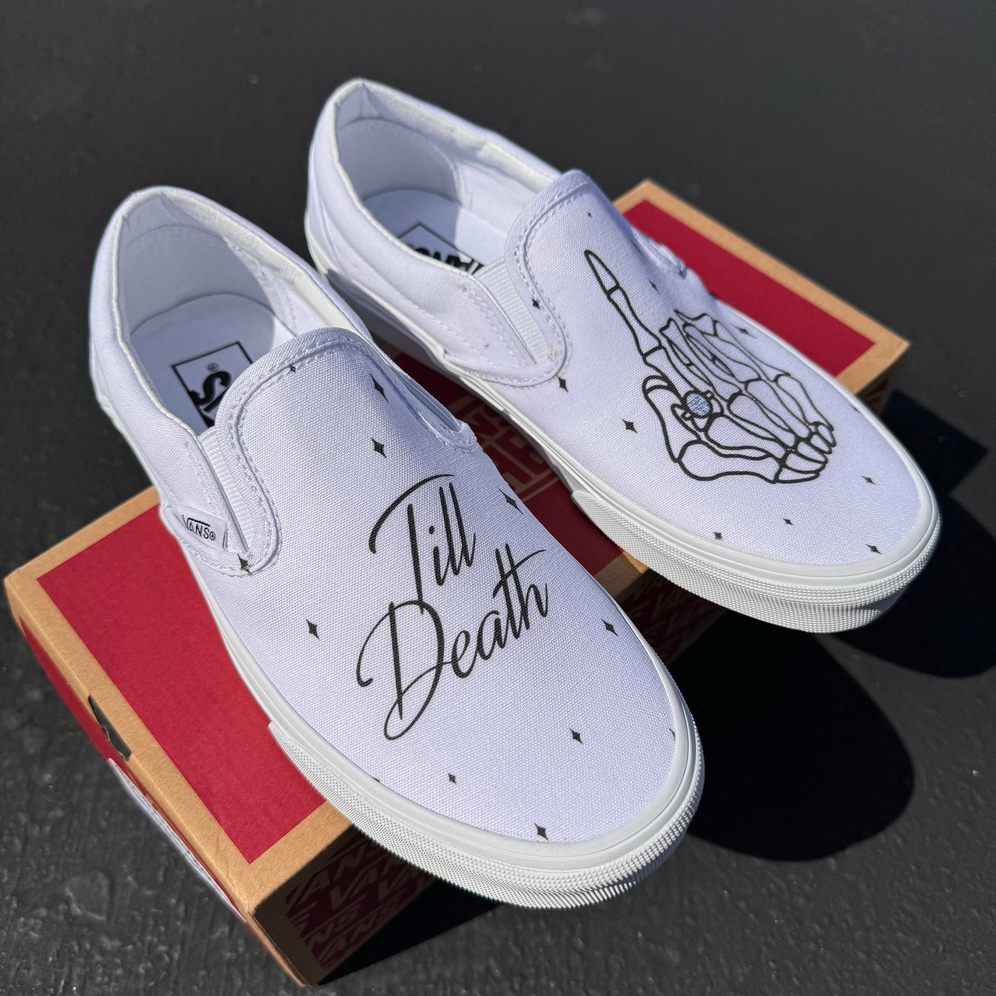 till death wedding vans shoes